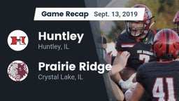 Recap: Huntley  vs. Prairie Ridge  2019