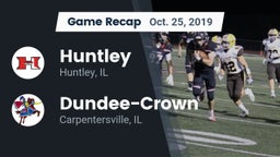 Recap: Huntley  vs. Dundee-Crown  2019