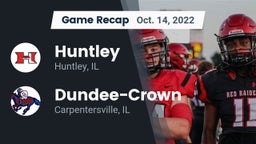 Recap: Huntley  vs. Dundee-Crown  2022