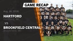 Recap: Hartford  vs. Brookfield Central  2016