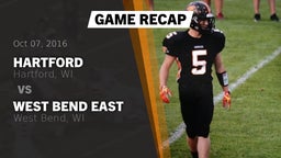 Recap: Hartford  vs. West Bend East  2016