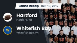 Recap: Hartford  vs. Whitefish Bay  2017