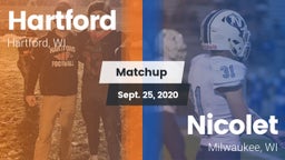 Matchup: Hartford vs. Nicolet  2020