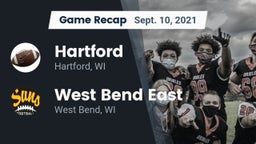 Recap: Hartford  vs. West Bend East  2021
