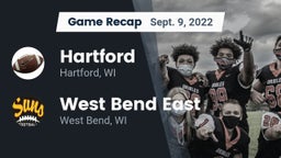 Recap: Hartford  vs. West Bend East  2022