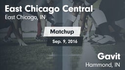 Matchup: East Chicago Central vs. Gavit  2016
