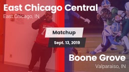 Matchup: East Chicago Central vs. Boone Grove  2019