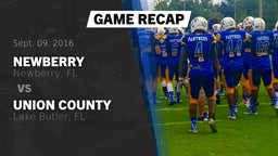 Recap: Newberry  vs. Union County  2016