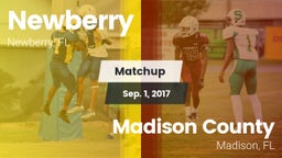 Matchup: Newberry vs. Madison County  2017