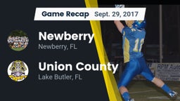 Recap: Newberry  vs. Union County  2017
