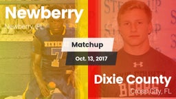 Matchup: Newberry vs. Dixie County  2017