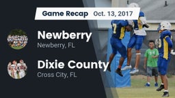 Recap: Newberry  vs. Dixie County  2017