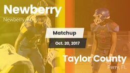 Matchup: Newberry vs. Taylor County  2017