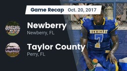 Recap: Newberry  vs. Taylor County  2017