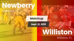 Matchup: Newberry vs. Williston  2018