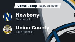 Recap: Newberry  vs. Union County  2018