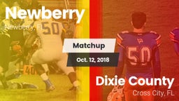 Matchup: Newberry vs. Dixie County  2018