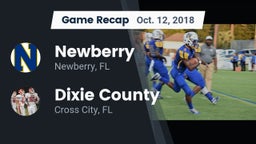Recap: Newberry  vs. Dixie County  2018
