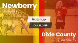Matchup: Newberry vs. Dixie County  2019
