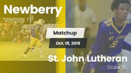 Matchup: Newberry vs. St. John Lutheran  2019
