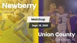 Matchup: Newberry vs. Union County  2020