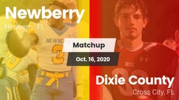 Matchup: Newberry vs. Dixie County  2020