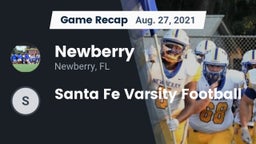 Recap: Newberry  vs. Santa Fe Varsity Football 2021