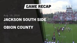 Recap: Jackson South Side  vs. Obion County  2016