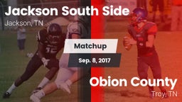 Matchup: Jackson South Side vs. Obion County  2017
