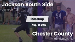 Matchup: Jackson South Side vs. Chester County  2018