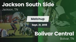 Matchup: Jackson South Side vs. Bolivar Central  2018