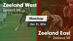 Matchup: Zeeland West vs. Zeeland East  2016