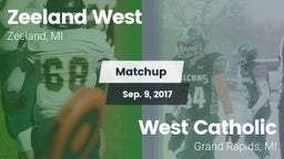 Matchup: Zeeland West vs. West Catholic  2017