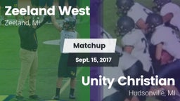 Matchup: Zeeland West vs. Unity Christian  2017