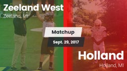 Matchup: Zeeland West vs. Holland  2017