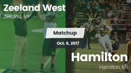 Matchup: Zeeland West vs. Hamilton  2017