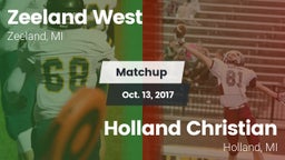 Matchup: Zeeland West vs. Holland Christian  2017