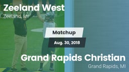Matchup: Zeeland West vs. Grand Rapids Christian  2018