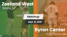 Matchup: Zeeland West vs. Byron Center  2018