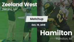 Matchup: Zeeland West vs. Hamilton  2018