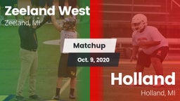 Matchup: Zeeland West vs. Holland  2020