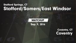 Matchup: Stafford/East Windso vs. Coventry  2016