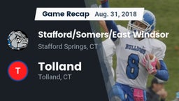 Recap: Stafford/Somers/East Windsor  vs. Tolland  2018