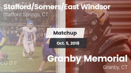 Matchup: Stafford/East Windso vs. Granby Memorial  2018