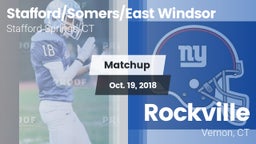 Matchup: Stafford/East Windso vs. Rockville  2018