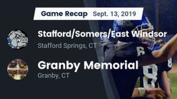 Recap: Stafford/Somers/East Windsor  vs. Granby Memorial  2019