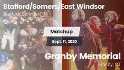 Matchup: Stafford/East Windso vs. Granby Memorial  2020