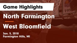 North Farmington  vs West Bloomfield  Game Highlights - Jan. 5, 2018