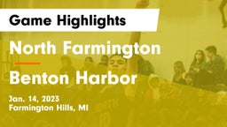 North Farmington  vs Benton Harbor  Game Highlights - Jan. 14, 2023
