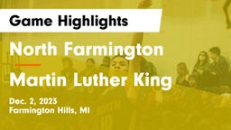 North Farmington  vs Martin Luther King  Game Highlights - Dec. 2, 2023